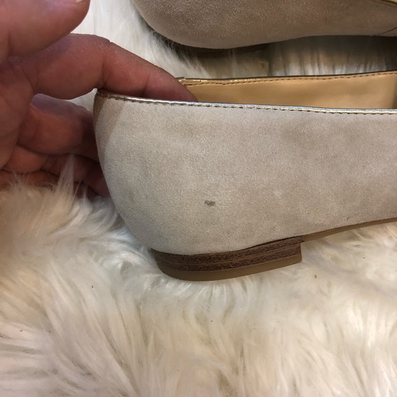 C. Wonder Celeste Bee Happy Cream Suede Flats 7.5W - Picture 5 of 7